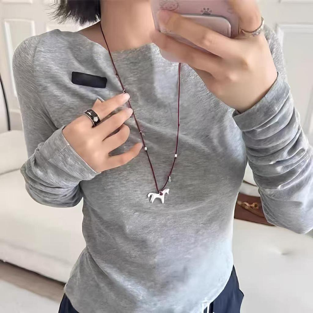 High-End Niche Personalized Red String Necklace with Agate Cat's Eye Pendant for Women