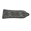 Truss Rod Cover with Screws Pattern Decoration Metal Cover Plate Replacement Guitar Accessories