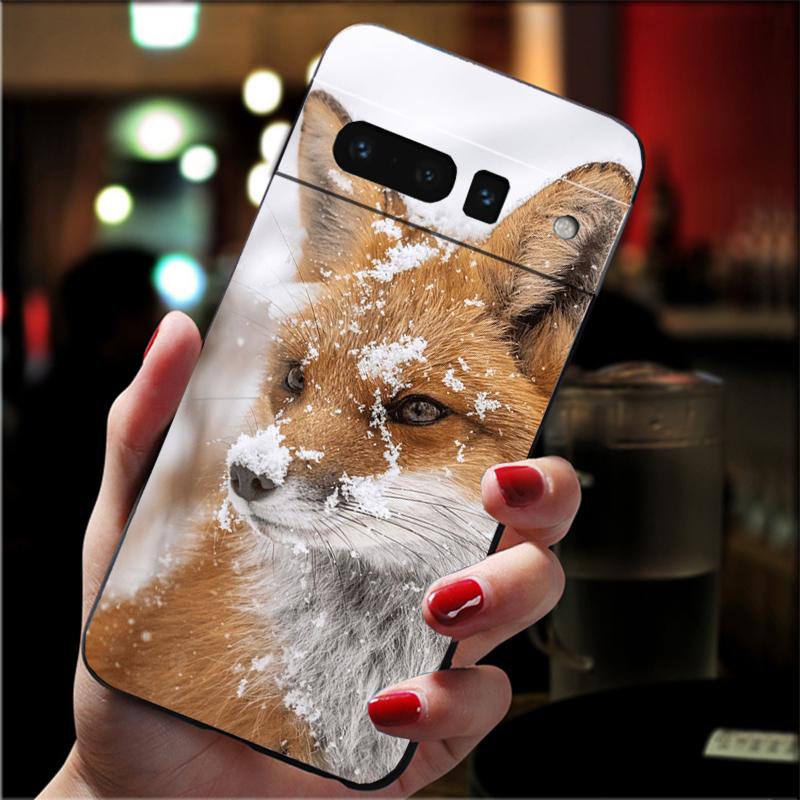 

Phone Case For Google Pixel 10 9 Pro XL 9A 8 7 6 Pro Pixel 8A 7A 6A Pixel 8 7 6 5 Cute Fox Google Pixel 8a