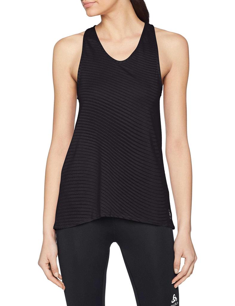 Odlo BL Top Crew Neck Singlet Active F-Dry Light Singlet Homme Black FR: S (Taille Fabricant: S