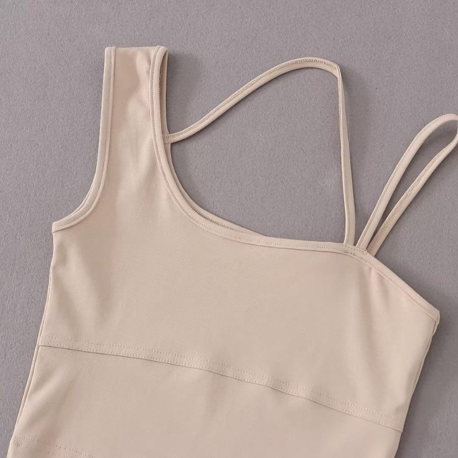 Summer Women Tank Tops Short Vest Off Shoulder Strap Camis Slim Female Clothes