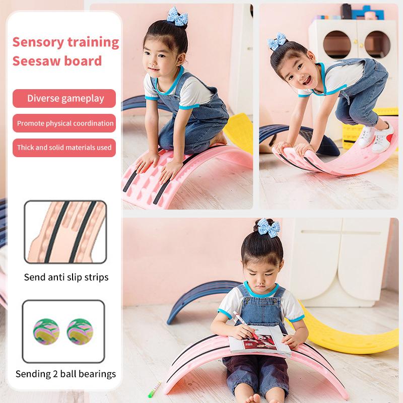 Balansă balansoar pentru copii Balanțul de balansoar Echipament de antrenament Joc Teeterboard Play Toy Plate