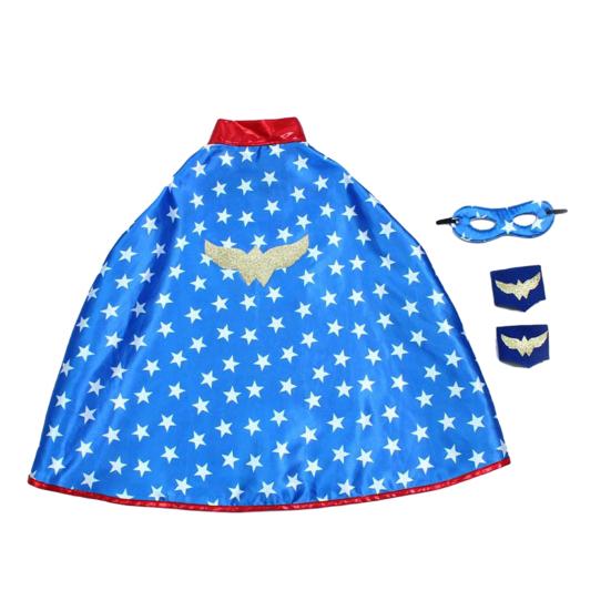 

Плащ-паук с крепежной лентой, яркий цвет, толстовка с рисунком паука, костюм для косплея, накидка в стиле Хэллоуина небесно-голубой