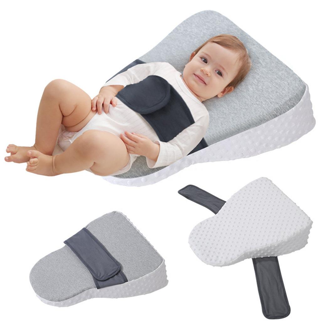 Neigungskissen für Säuglinge, atmungsaktives Babykissen, Unisex-Babyliege, zur Reduzierung von Reflux und zur Verbesserung des Komforts