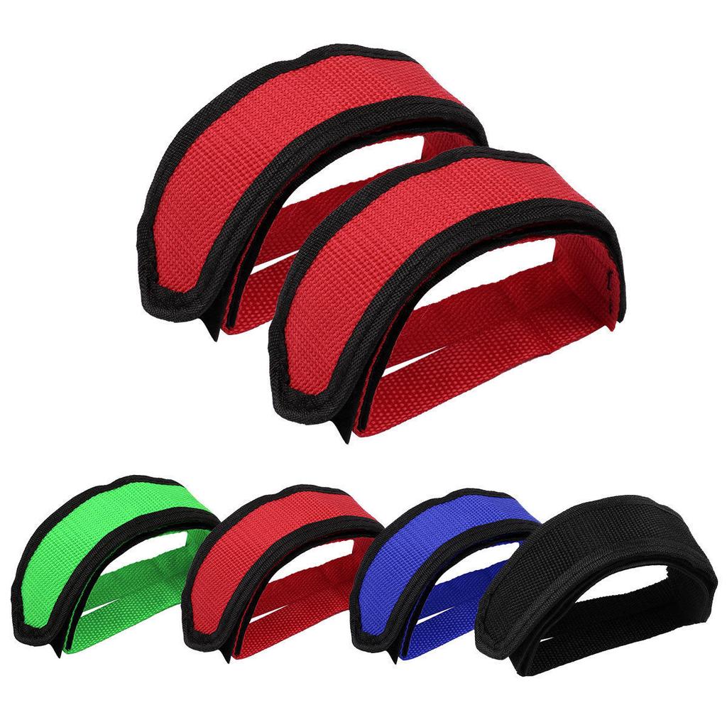1PC Nylon Bicycle Pedal Straps Toe Clip Foot Strap Belt Adhesive Bicycle Pedals Fixed Gear Cover Road Bike Parts MTB Accessories