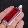Faceted Mozambique Garnet Gemstone Pendant 925 Sterling Silver Pendant Handmade Pendant Mozambique Garnet Jewelry Wedding Gifts Boho Pendant