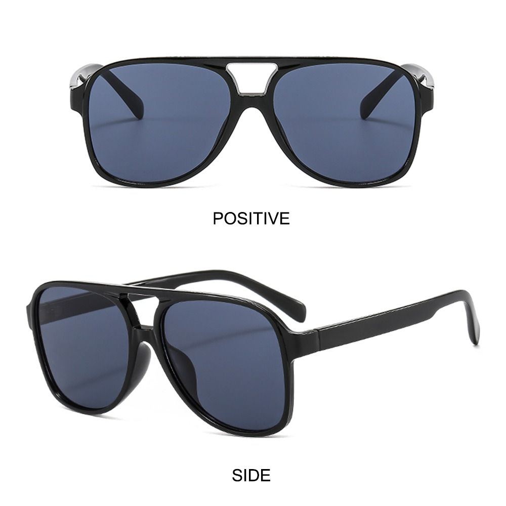 Vintage Doppelbrücke Übergroße Piloten Sonnenbrille Uv400 Schutz Klassische 70er Sonnenbrille Gelbe Fahrbrille Für Damen & Herren