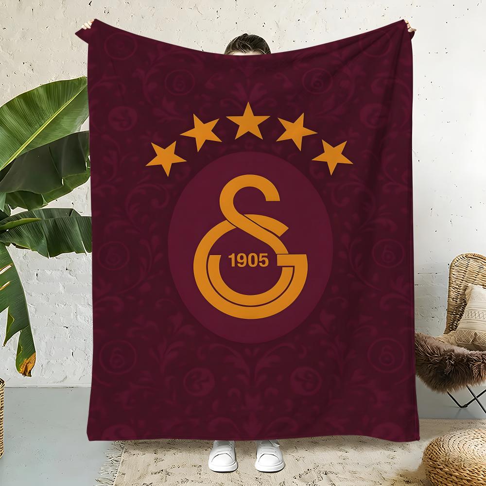 Team G-Galatasaray S.K.s Throw Flannel Throw Blanket,Bed Home Office Nap Blanket Travel,Camping,Picnic Blanket Soft Decor 75cmx90cm
