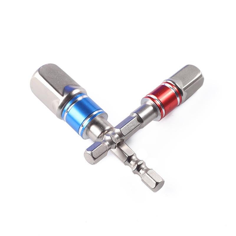 3-częściowy aluminiowy pierścień, stalowa kulka, zestaw przedłużek, trzpień sześciokątny na kwadratowy, adapter do klucza nasadowego 1/2", 3/8", 1/4".