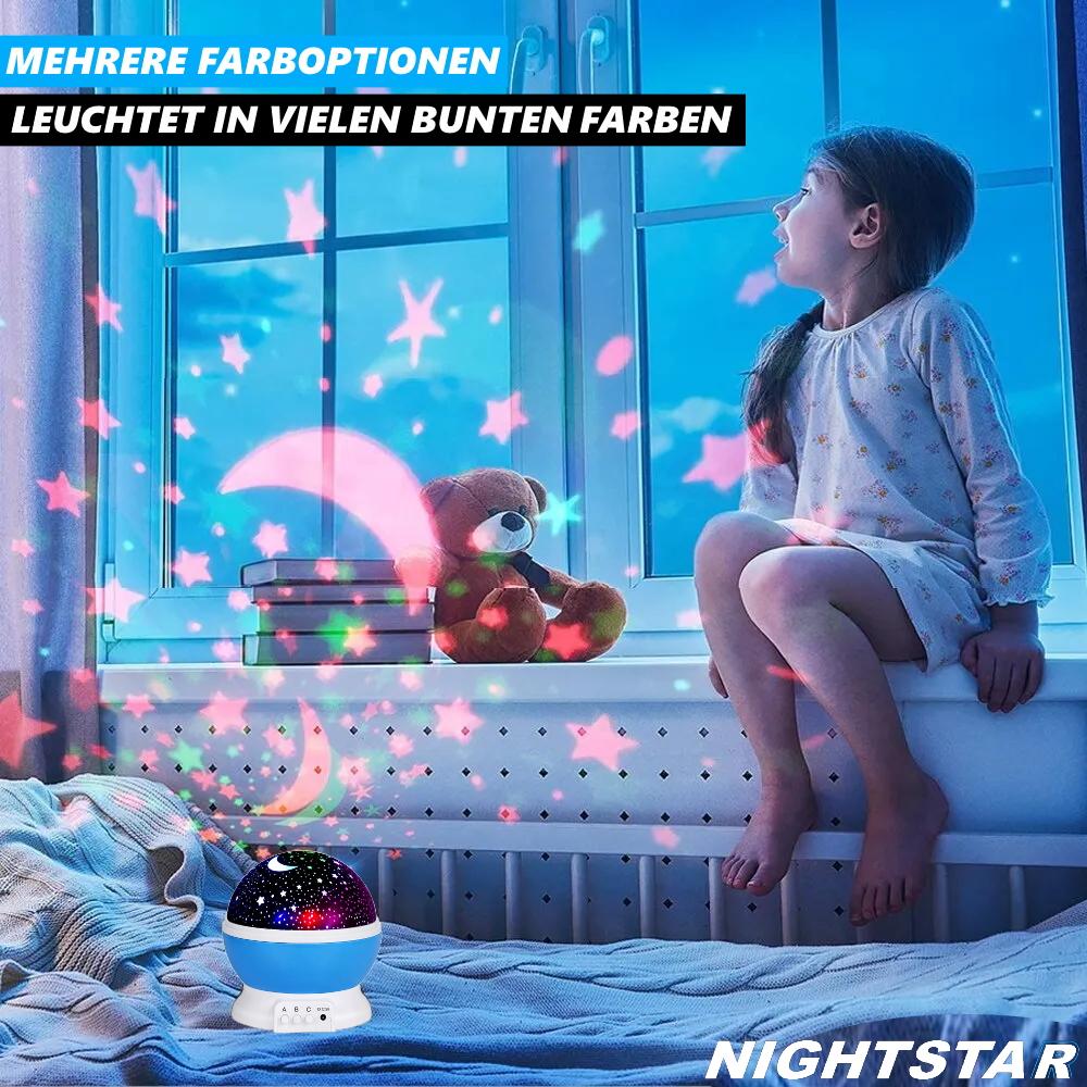 NIGHTSTAR Starry Sky Projector Night Light Starlight 360° Galaxy Lamp