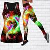 Yoga-Outfit mit Kristall-Birdie-Aufdruck für Damen, modische Workout-Leggings, Fitness, Sport, lässige Yoga-Hose