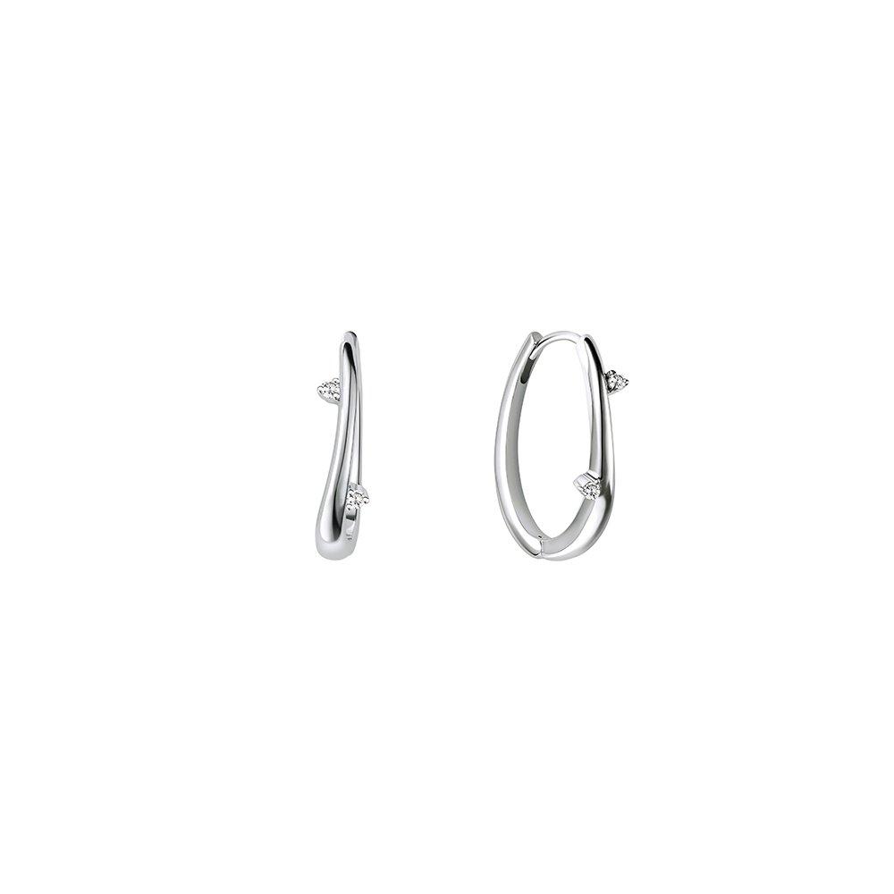 [Rosemont] Silver Earrings Rk0223