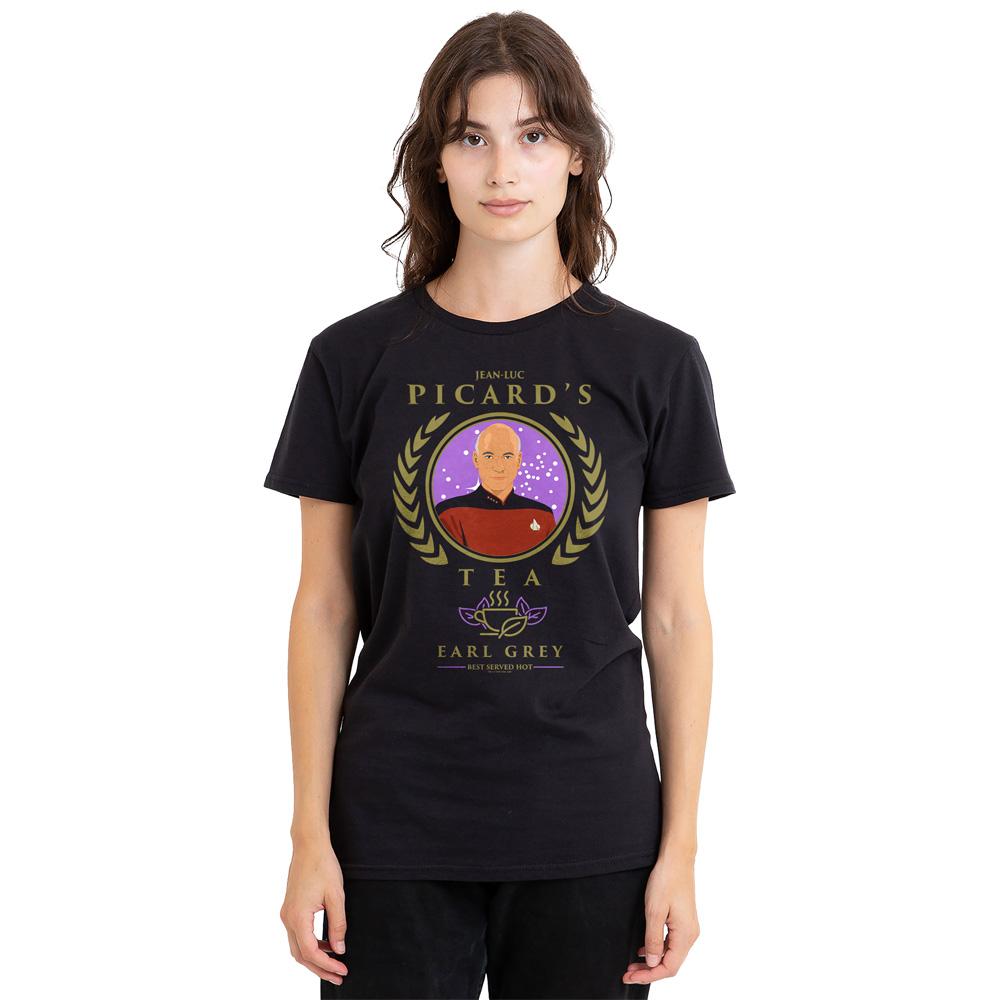 Star Trek: The Next Generation Unisex Adult Tea. Earl Grey. Hot T-Shirt
