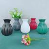 Nordic Flower Vase Imitation Ceramic Plastic Flower Vase Living Room Desktop Decoration Wedding Centerpiece Arrangement