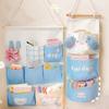 Large Capacity Fabric Storage Bag 2/3/7 Pockets Sundries Hanging Pocket Students