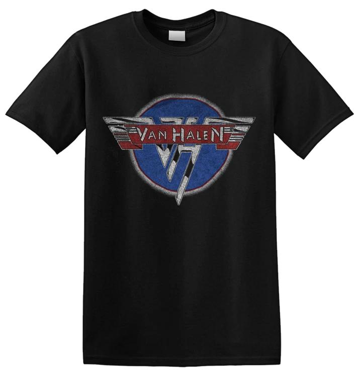VAN HALEN - Chrome Logo T-Shirt L