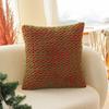 45X45Cm Christmas Red Throw Pillow Cover Snowflake Plush Cushion Cover Christmas Party Decor Home Decorative Pillowcase