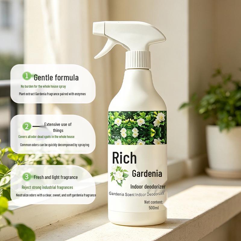 Gardenia Indoor Deodorizer: Long-Lasting Pet Odor Remover & Air Freshener Spray