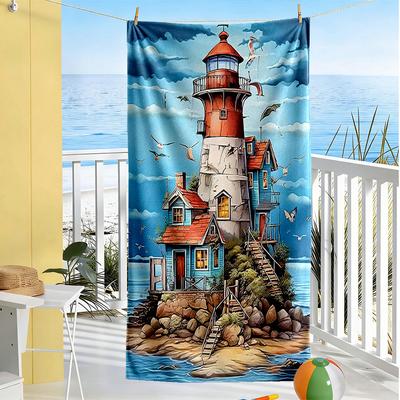 Christmas Beach Towel Super Soft & Absorbent Comfortable Lightweight