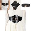 Style Metal Waist Belt With Alloy Buckle For Women Dresses And Coats