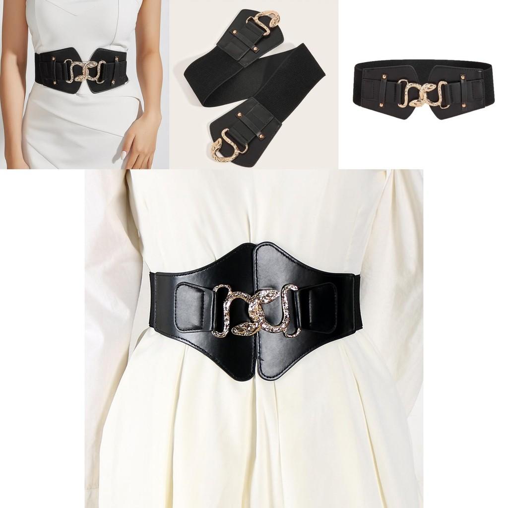Style Metal Waist Belt With Alloy Buckle For Women Dresses And Coats