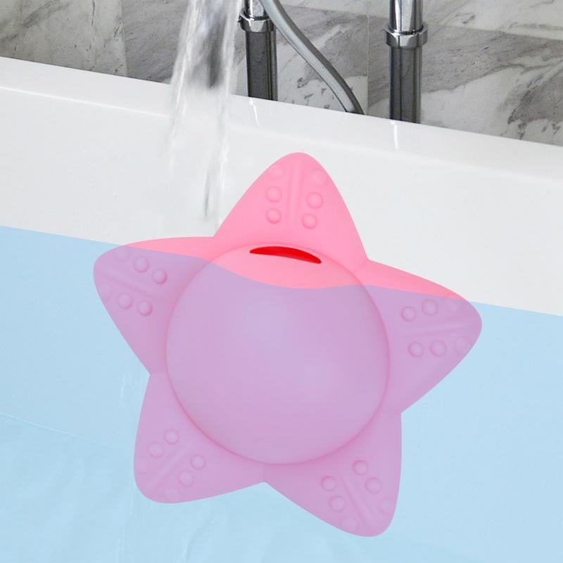 Tub Overflow Drain Cover Drain Cover Bathroom Silicone Overflow Drain Block Bath Tub Drain Plug 5 Suction Cups Replacement