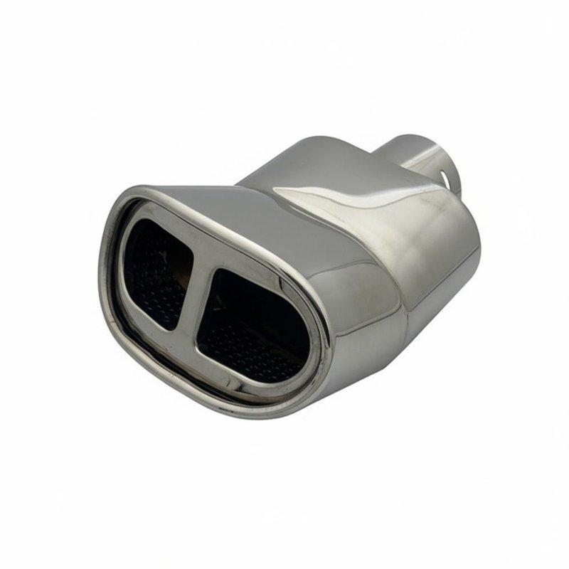Stainless Steel Exhaust Tip Noise Reduction Stainless Steel Acoustic Damper Tip Universal Tailpipe Cover