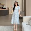 Maternity Wear: 2026 Summer Korean Floral Dress - Fresh, Age-Reducing, and Sweet Loose Fit
