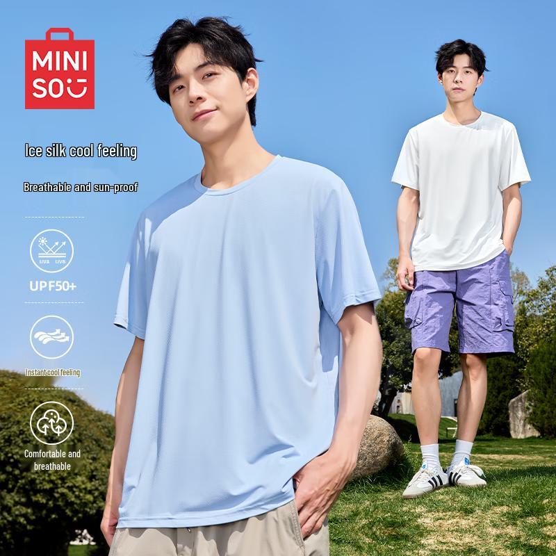 MINISO Men's Summer Sun Protection Short Sleeve T-Shirt
