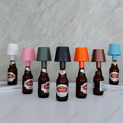 LED-Weinflaschenlampe, Tischlampe, abnehmbare und abnehmbare tragbare Ladedekoration für Bar-Café-Atmosphäre, Nachtlicht