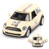 1/32 Scale Alloy Model Mini Painting 53 Racing Classic Model Pocket Toy Pull-Back Door Car Model Children's Toy