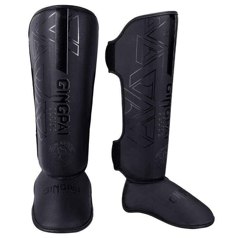 Adult & Child Martial Arts Shin & Foot Guards with Ankle Protection - Ideal for Boxing, Sanda, & Muay Thai Training