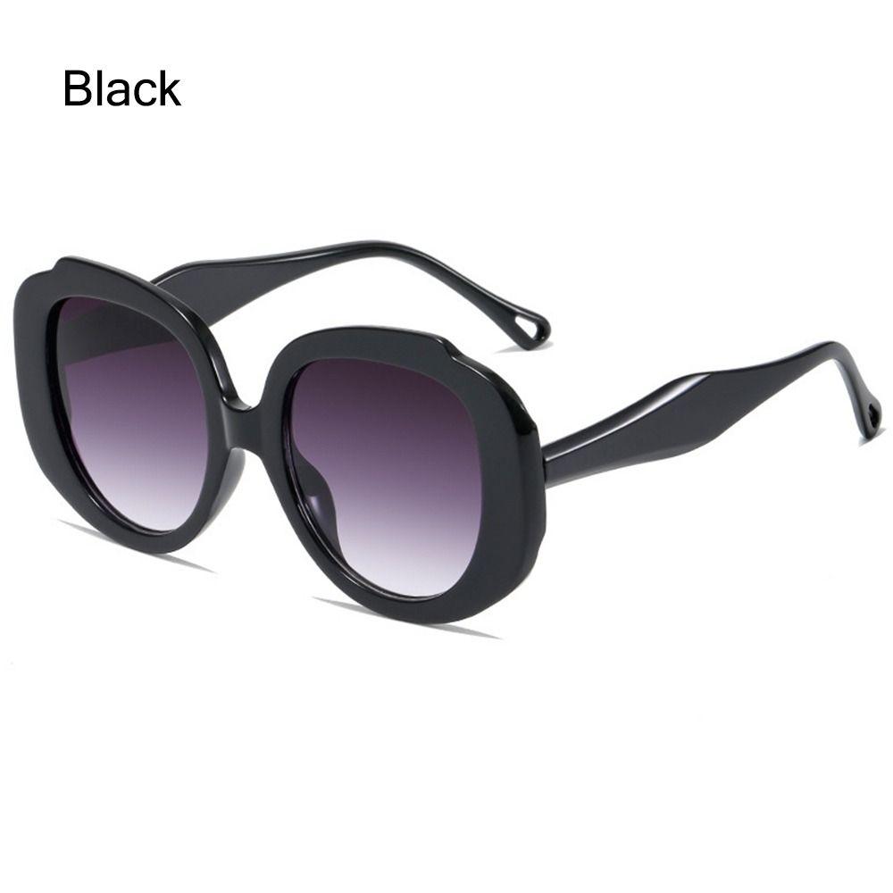 Vintage Hot Pink Glasses Round Frame Women's Sunglasses Sun Glasses Shades