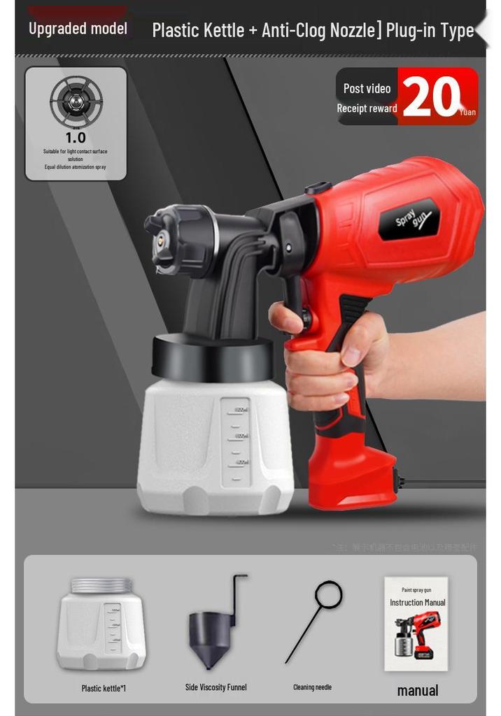 All-in-One High Atomization Electric Paint Sprayer for Household Use