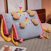 Cartoon Toy Plush Soft Cushion Cover With Washable Insert For Bed Sofa Decor