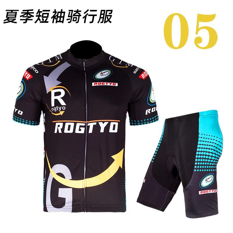 Men Women Cycling Jersey Set Short Sleeve Mountain Road Bike Sportswear Breathable Riding Apparel