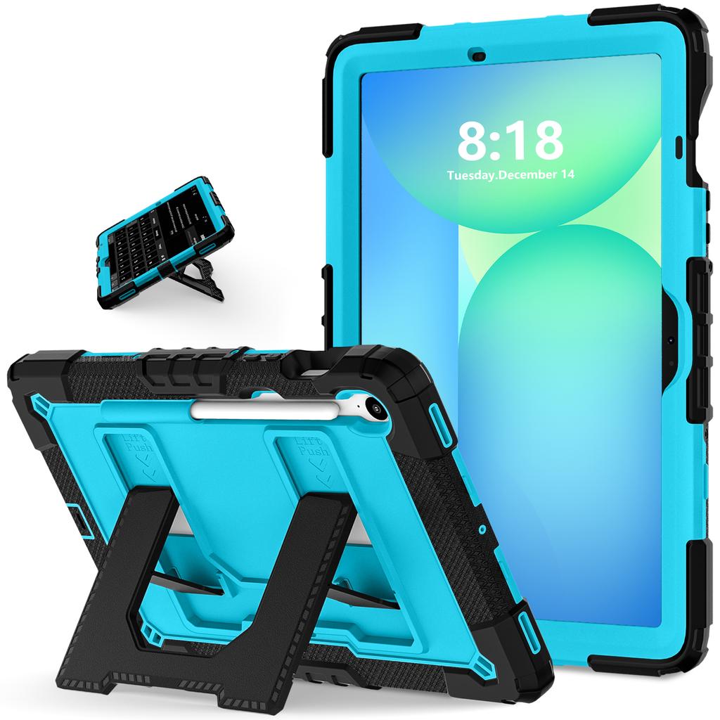 Stand Case for Samsung Tab S10 Lite S9 FE Tab A11 A9 Plus A9+ A11+ Tablet Case Heavy Duty Thick Shockproof Hard Cover