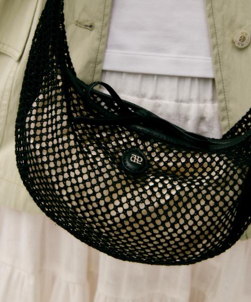 Depound Airy Net Bag Shoulder Small [Black]