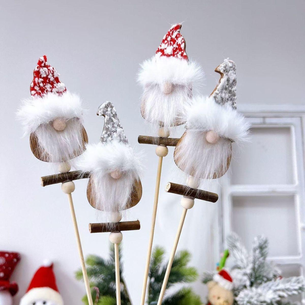 

Christmas Bouquet Decoration Pendant, Elderly Snowman Christmas Tree, Reindeer Flower Decoration Accessories Long bearded old man