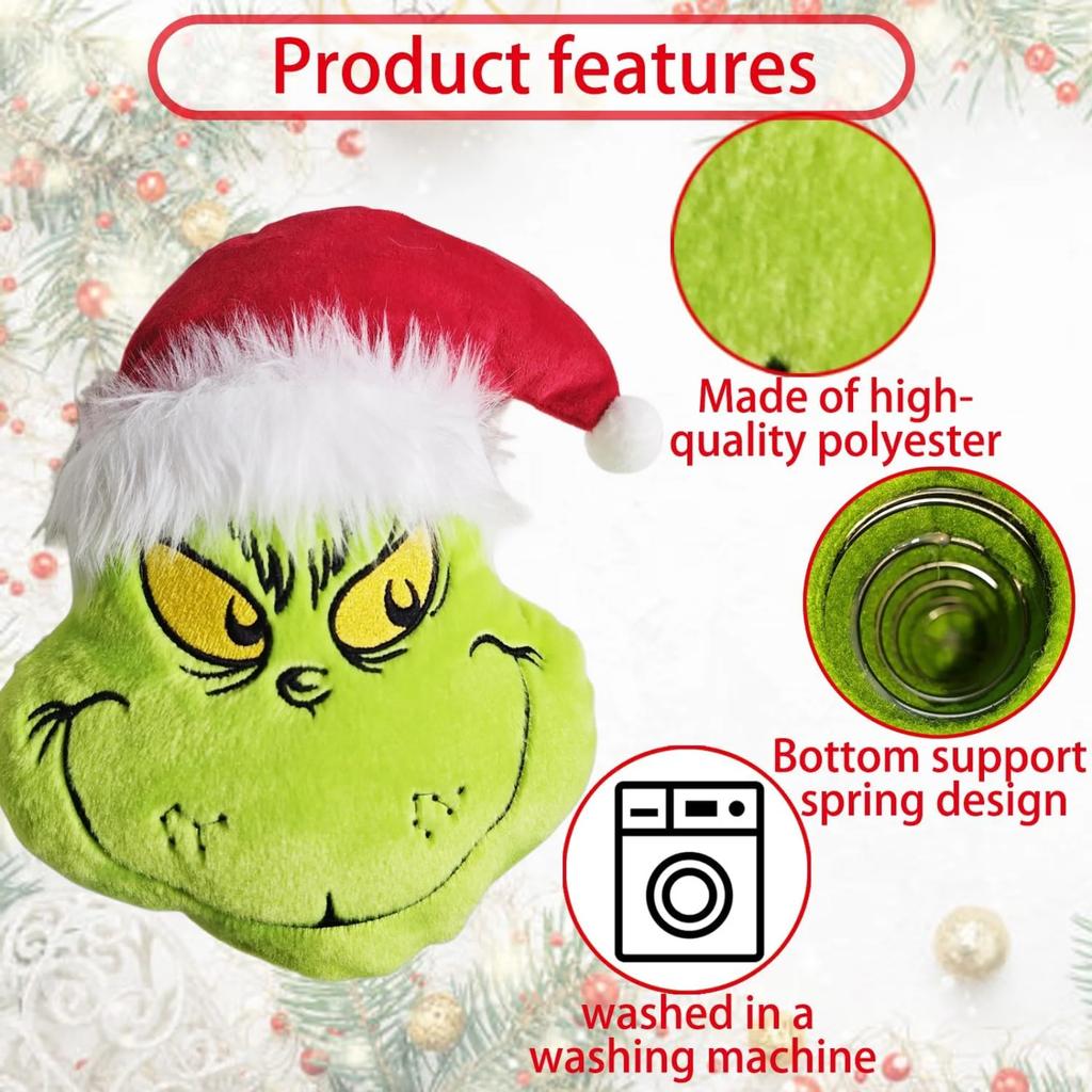 Christmas Plush Toy Decorations, Christmas Tree Top Decorations And Props