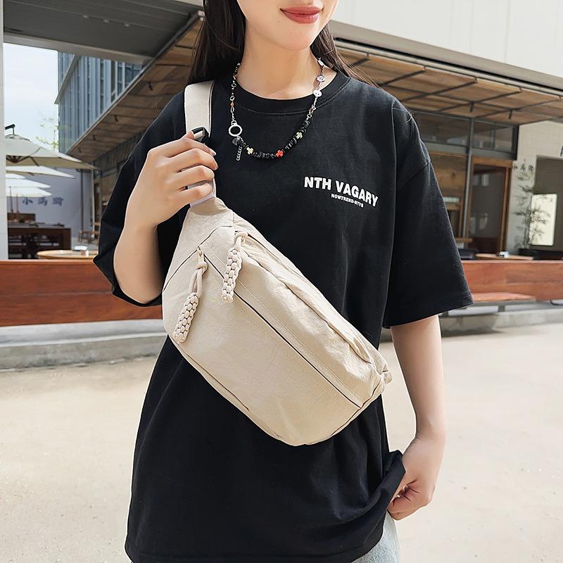 Lässige Textur Nischen-Design Tasche mit großem Fassungsvermögen 2025 Frühling Neu Ausländischer Stil Mode-Trend Damen Brusttasche
