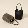 First Layer Cowhide Bucket Bag, New Spring and Summer Genuine Leather Women's Bag, Niche, Light Luxury, High-end, Single Shoulder Crossbody Handbag