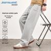 Jeanswest Men's 2026 Autumn Heavyweight Relaxed Straight Wide Leg Casual Pants