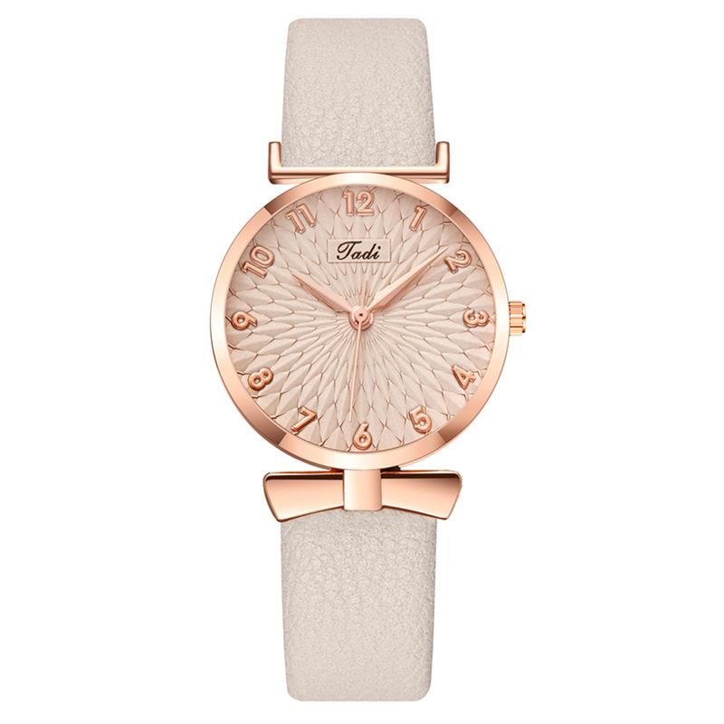 Fashion New Digital Bow Women's Watch Women's Watch Belt Quartz Watch Trendy Women's One Piece