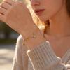 Fresh And Sweet Wind Ladies Stainless Steel Sun Rainbow Butterfly Bracelet Gold Jewelry Br-2625