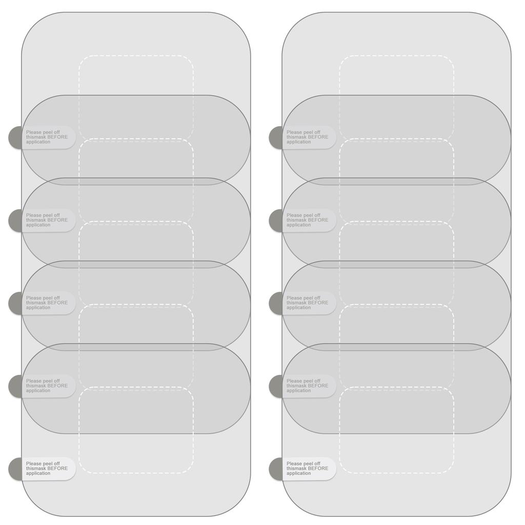 Einfach zu installierende elektrostatische Windschutzscheibenfolie zur Befestigung von Dashcam-Aufklebern, verhindert Verrutschen und Kratzer, hitzebeständig, 10 Stück
