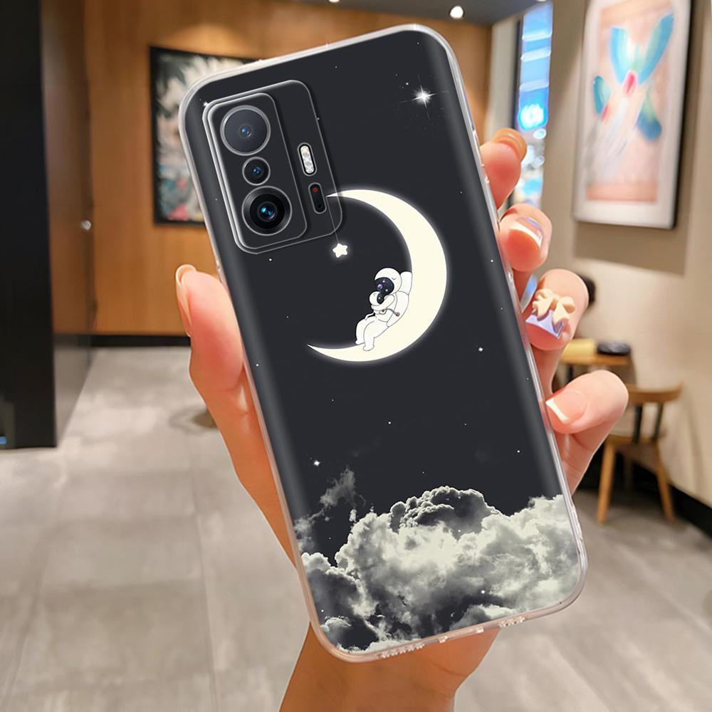 Pro pouzdro na telefon Xiaomi 11T Pro Módní Fantasy Průhledný Kryt Pro Xiaomi Mi 11T Pro Mi11T TPU Silikonové Kryty na Záda Odolné proti Pádu Funda