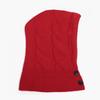 New Arrivals Open Run Cabled Knit Balaclava Neck Warmer Ribbon Button