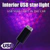 Interior Decoration USB Car Roof Star Night Light Romantic Red and Purple LED Lights Double Light Starry Sky Lights