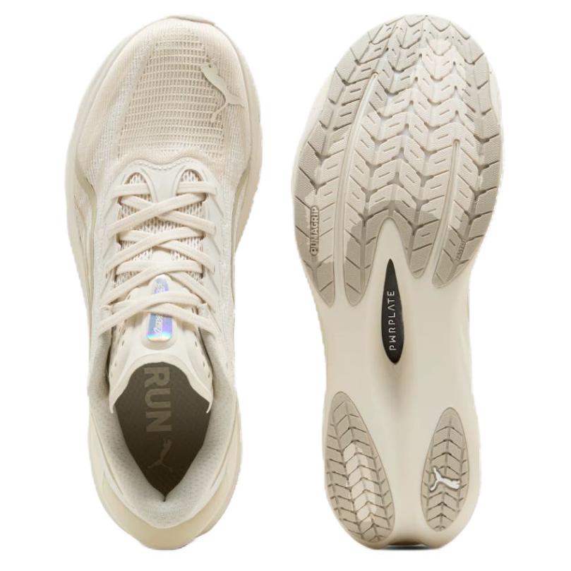 Puma Deviate Nitro 4 2E Comfortable Breathable Lightweight Running Shoes Men sneaker Beige 312123-14